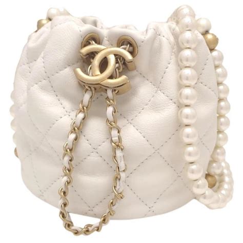 sac chanel blanc perle|sac chanel soldes.